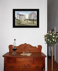 Trendy Decor 4U Spring at White House Farm by Billy Jacobs, Ready to hang Framed Print, Black Frame, 21" x 15"