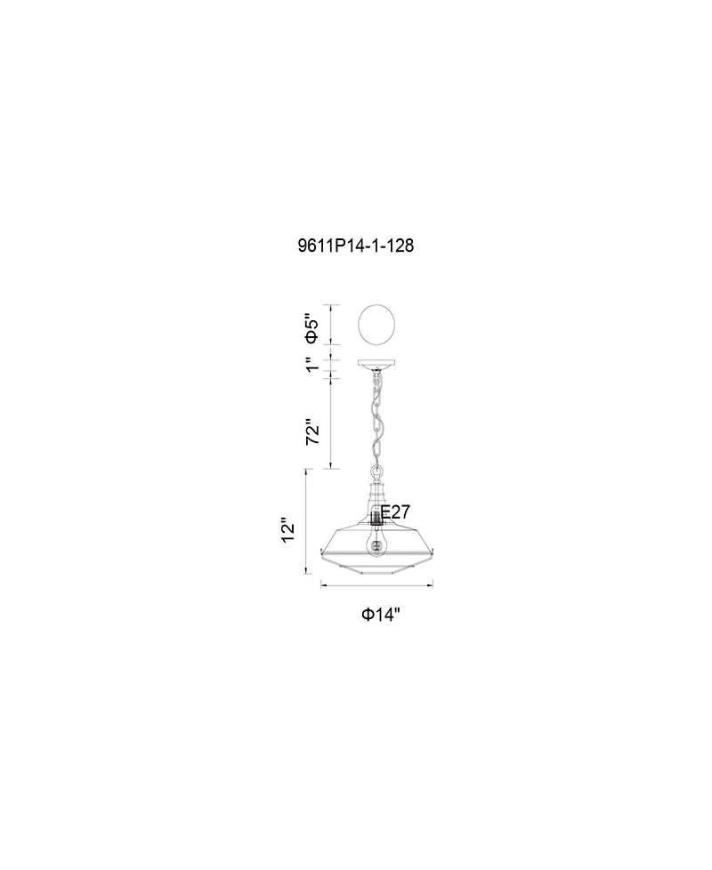 Cwi Lighting Morgan 1 Light Mini Pendant