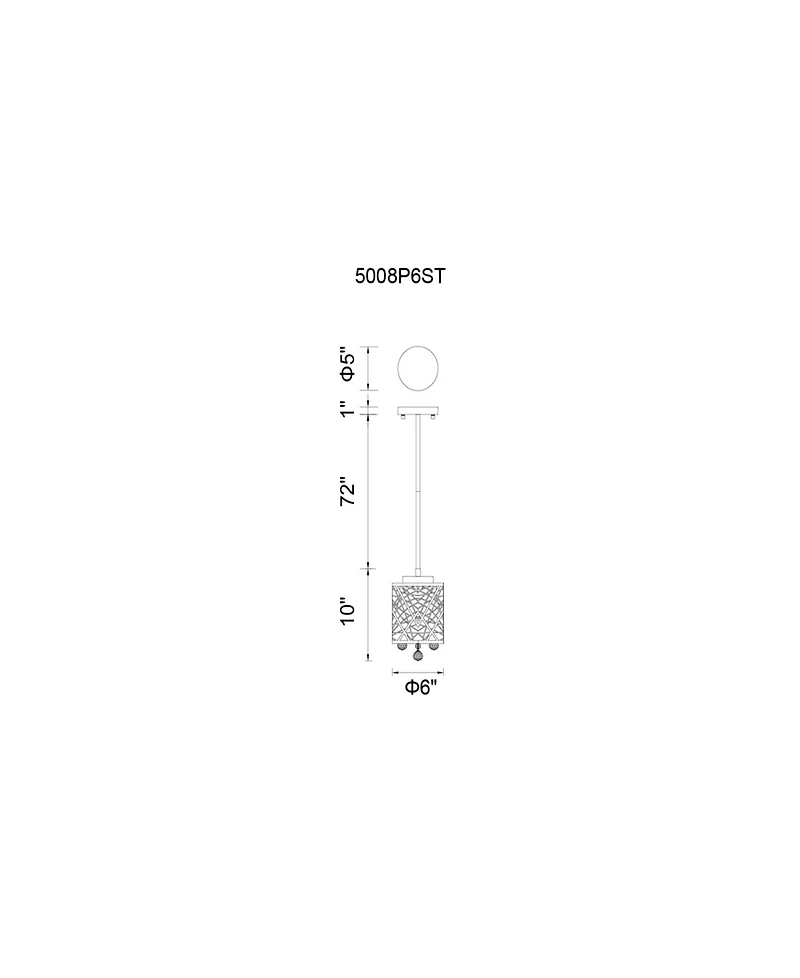 Cwi Lighting Eternity 1 Light Mini Pendant
