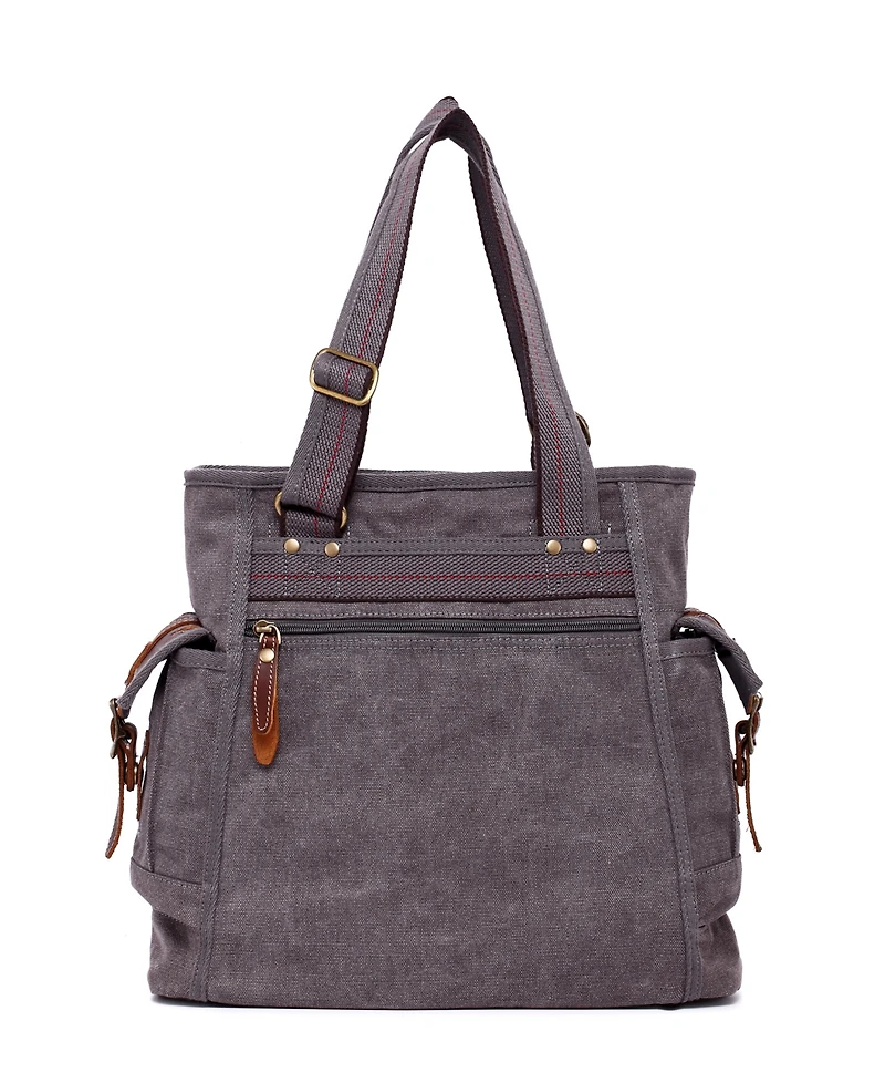 Tsd Brand Women's Turtle Ridge Canvas Tote Bag