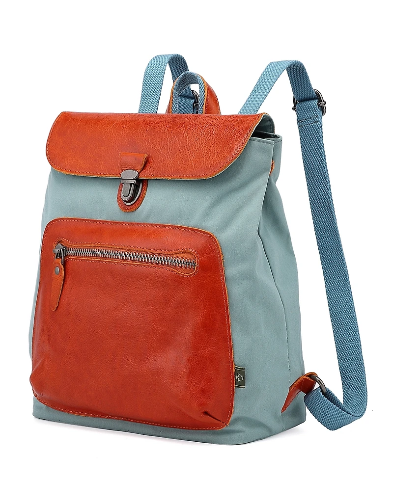 Tsd Brand Valley Trail Coated Canvas Backpack