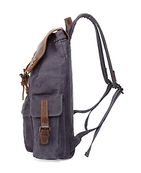 Tsd Brand Stone Creek Waxed Canvas Backpack Handbag