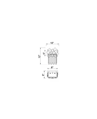 Cwi Lighting Panache 1 Light Wall Light