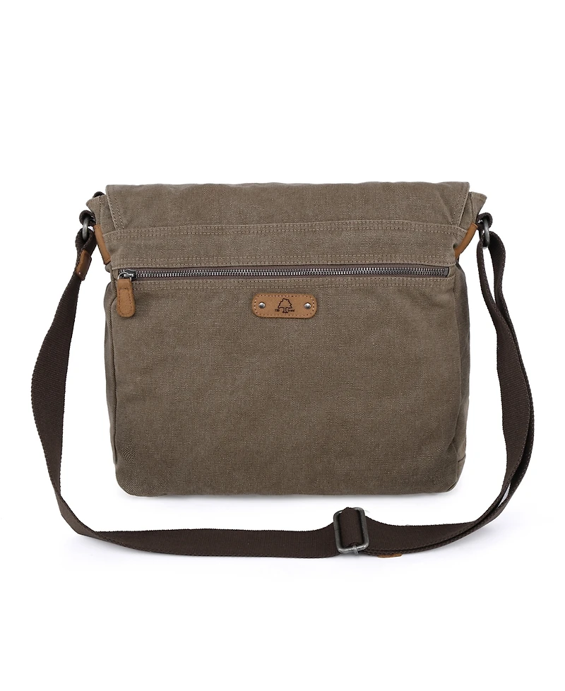 Tsd Brand Valley River Canvas Messenger Bag