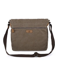 Tsd Brand Valley River Canvas Messenger Bag