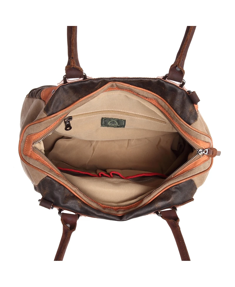 Tsd Brand Tapa Canvas Satchel Bag