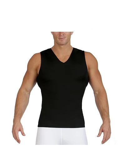 Insta Slim Men's Compression Sleeveless V-Neck T-Shirt