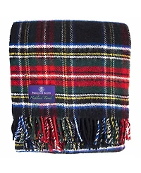 Prince of Scots Tartan Tweed Fluffy Throw, 72" x 59"