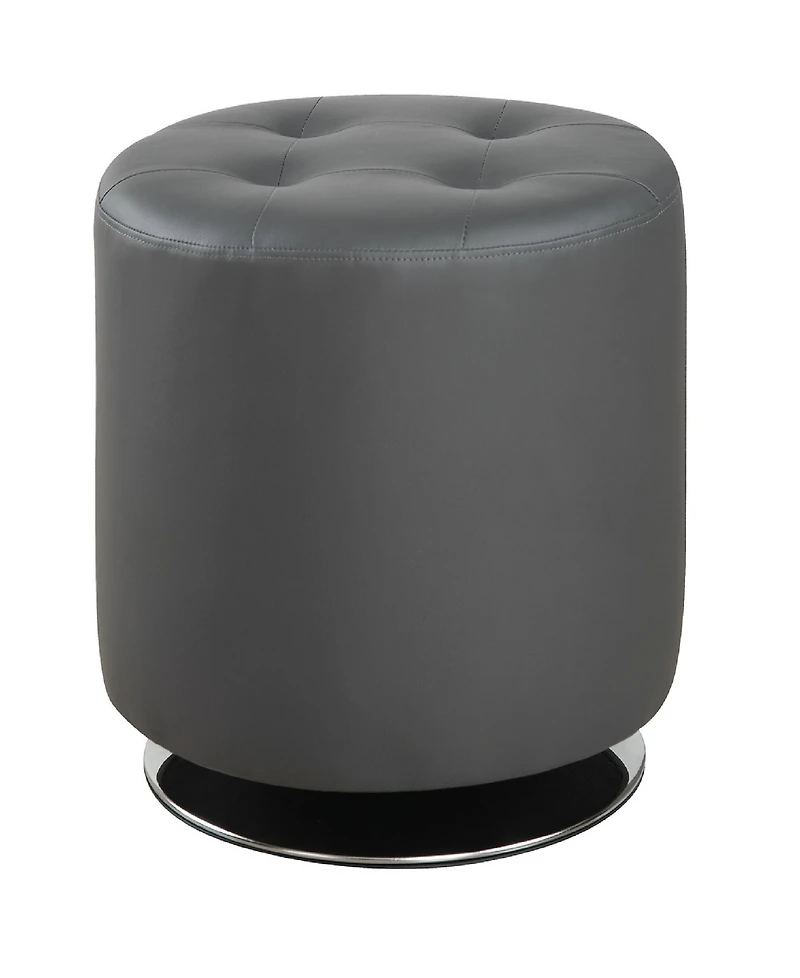 Coaster Home Furnishings Covina Round Upholstered Ottoman