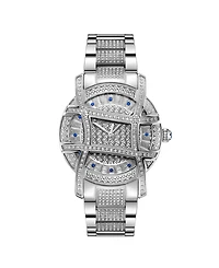 Jbw Women's Olympia Platinum Series Diamond (2 1/2 ct. t.w.) Stainless Steel Watch, 38Mm