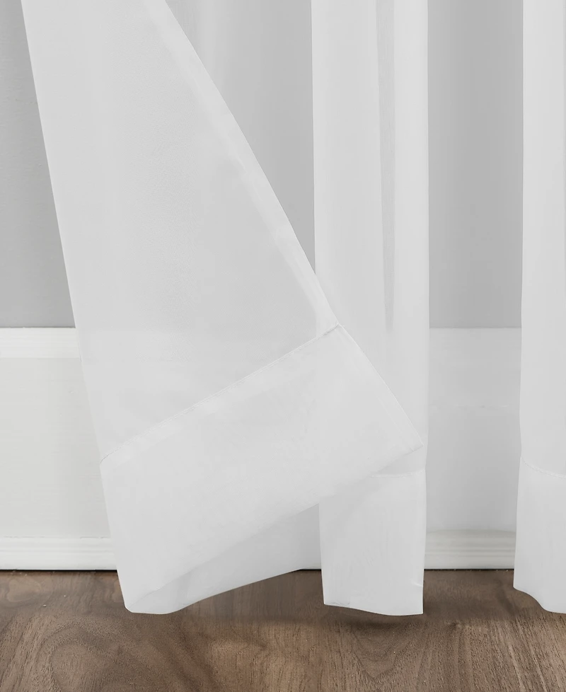 Sheer Voile Grommet Curtain Panel