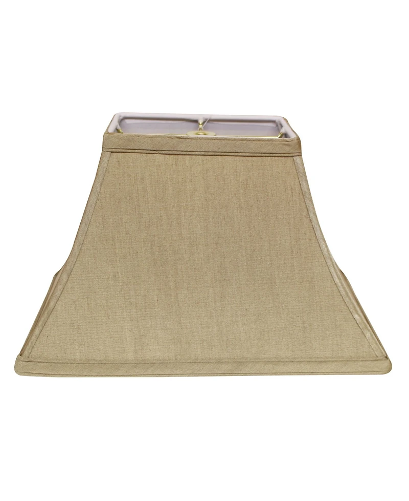 Cloth&Wire Slant Rectangle Bell Hardback Lampshade with Washer Fitter