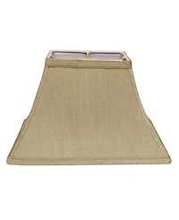 Cloth&Wire Slant Rectangle Bell Hardback Lampshade with Washer Fitter