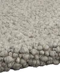 Calvin Klein CK940 Riverstone Gray and Ivory 5'3" x 7'5" Area Rug