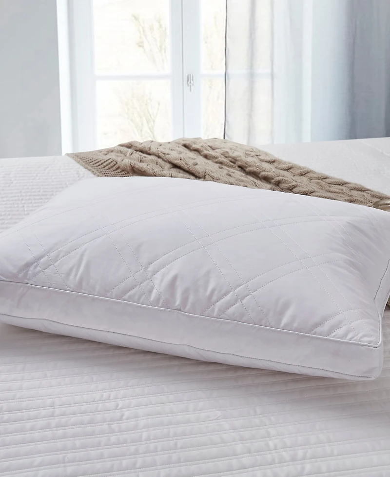 Blue Ridge White Goose Feather & Down 233 Thread Count 100% Cotton 2-Pack Pillow, Jumbo