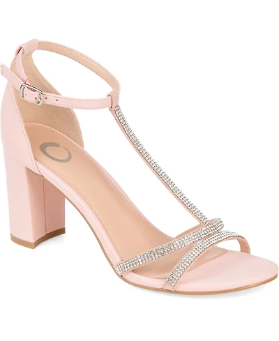 Journee Collection Women's Denali T Strap Sandals