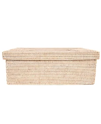 Artifacts Trading Company Artifacts Rattan Rectangular Storage Box with Lid