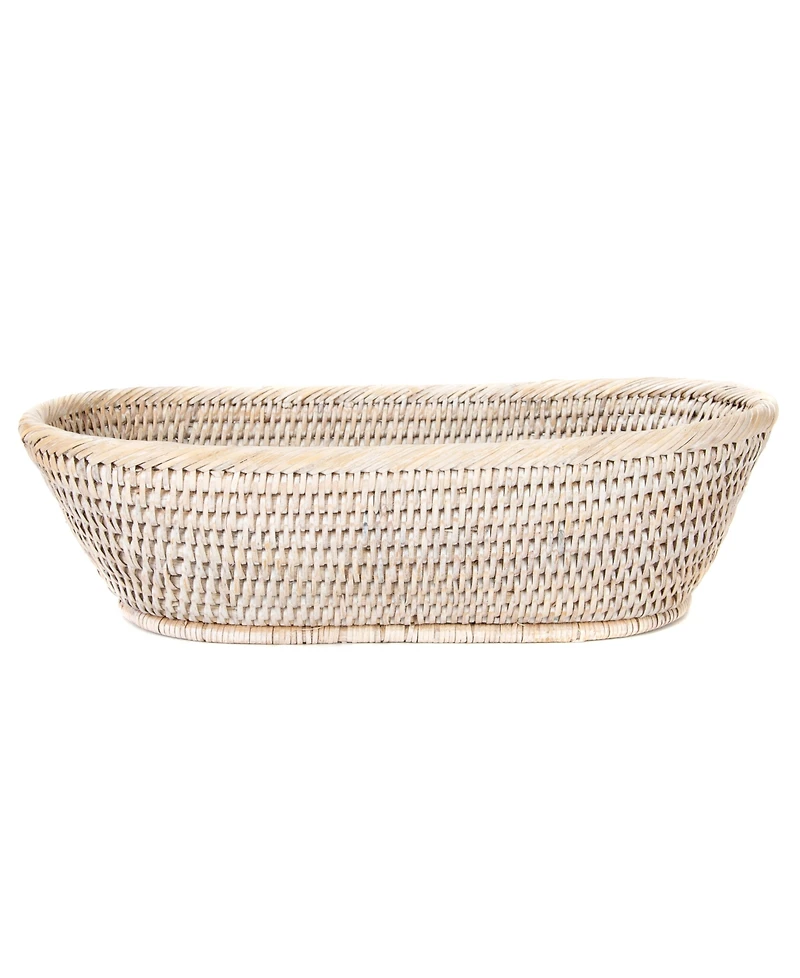 Artifacts Rattan Oval Bread Basket