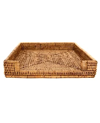 Artifacts Trading Company Rattan Office Paper Tray