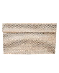 Artifacts Rattan Rectangular Hinged Chest