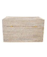Artifacts Rattan Rectangular Hinged Chest