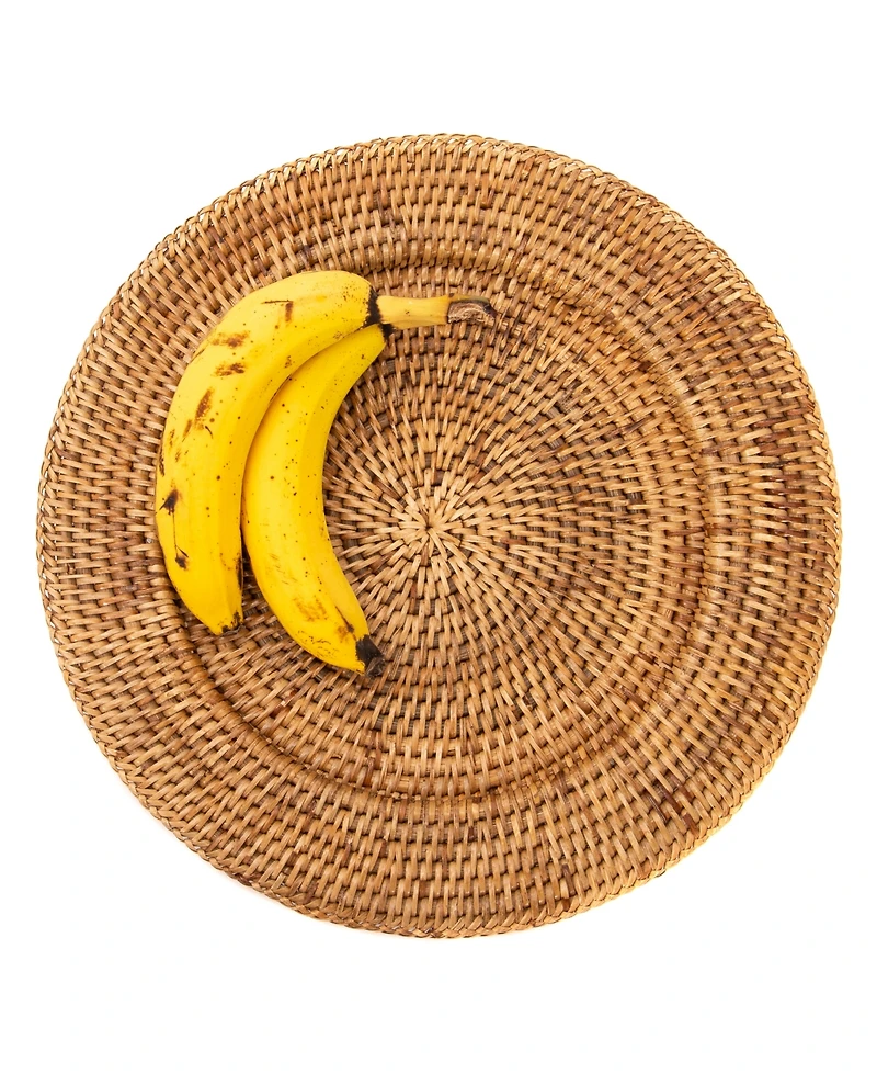 Artifacts Trading Company Artifacts Rattan Solid Weave Charger