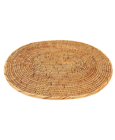 Artifacts Trading Company Artifacts Rattan Oval Placemat