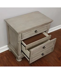 Furniture of America Cider 3 Drawer Nightstand