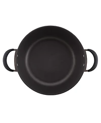 Circulon Symmetry Hard-Anodized Nonstick Induction Casserole Pan with Lid, 5.5-Quart, Black