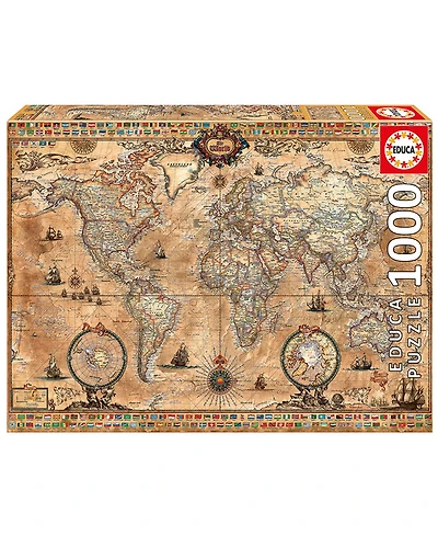 Educa Antique World Map