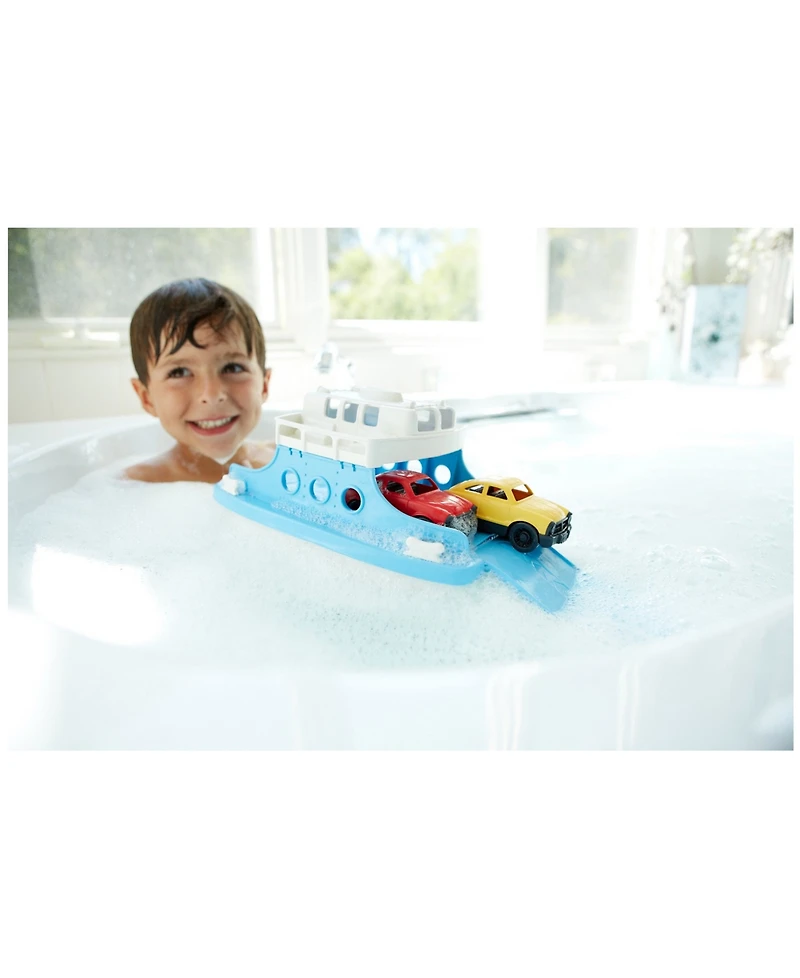 Green Toys Ferry Boat With Mini Cars