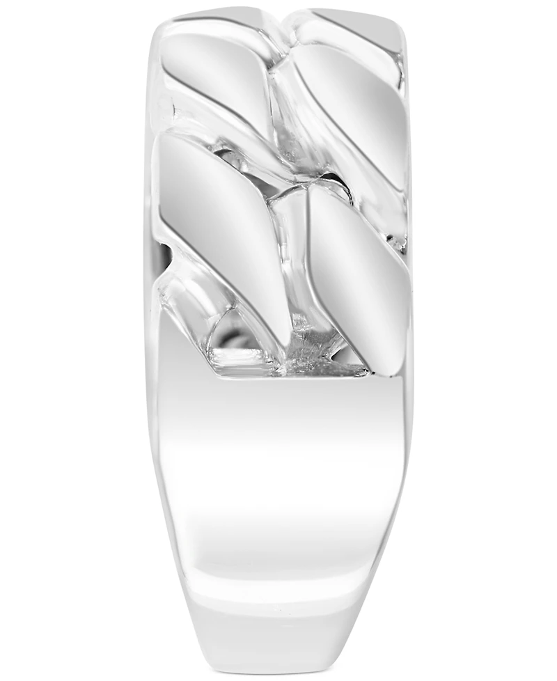 Effy Men's Polished Chain Link Statement Ring Sterling Silver