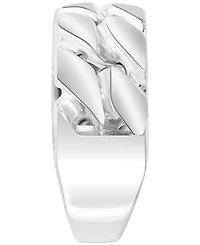 Effy Men's Polished Chain Link Statement Ring Sterling Silver