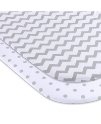 Ely's & Co. Baby Fitted Waterproof Bassinet Sheet 100% Combed Jersey Cotton