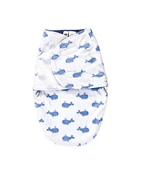 Hudson Baby Boys Plush Swaddle Wrap, 0-3 Months