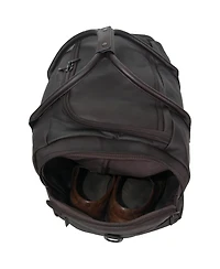 Colombian Leather 20" Single Compartment Top Load Travel Duffel Bag