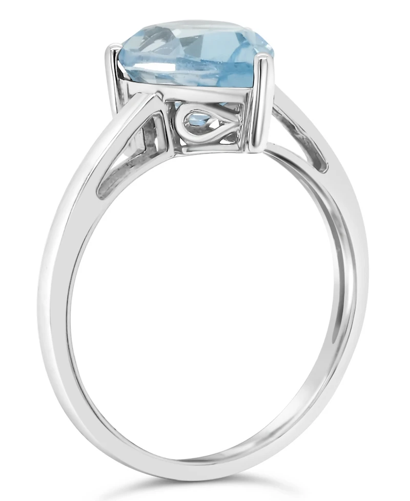 Sky Blue Topaz (3-3/8 ct. t.w.) Ring Sterling Silver. Also Available Rose Quartz (2-1/2