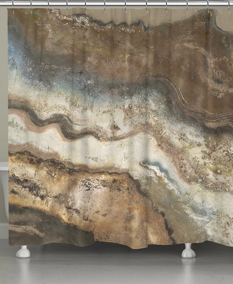 Laural Home Lava Flow Shower Curtain, 71" x 72"
