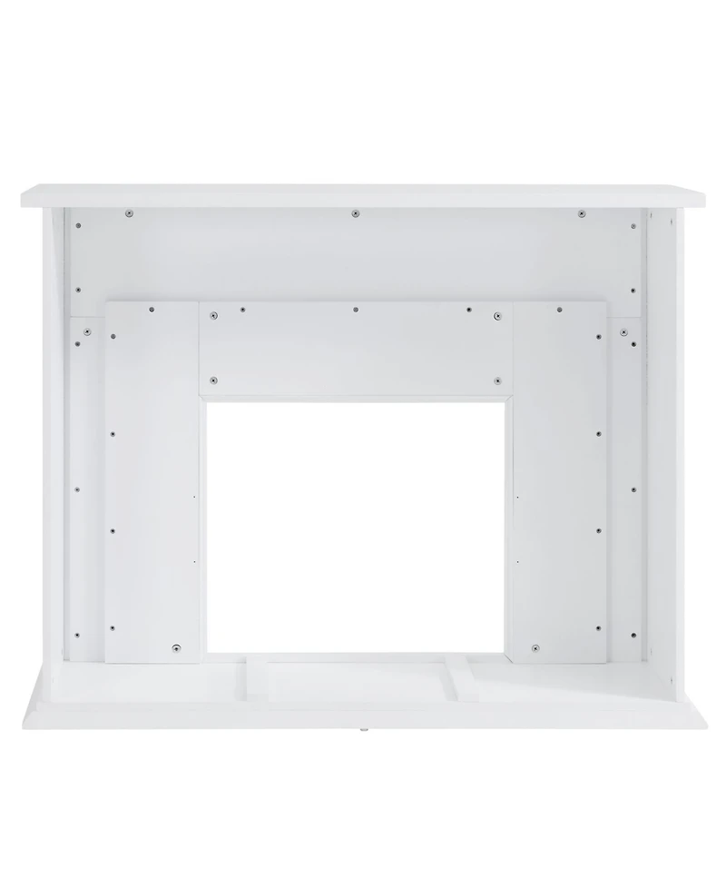 Southern Enterprises Elior Marble Tiled Electric Fireplace