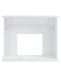 Southern Enterprises Elior Marble Tiled Electric Fireplace