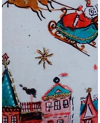 Vibhsa Santa Ride Decorative Pillow Cover, 18" x 18"