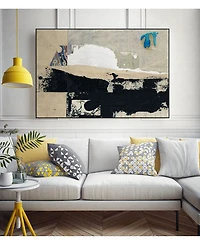 Giant Art 14" x 11" Modern Collage Vi Art Block Framed Canvas