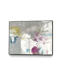 Giant Art 36" x 24" Minute I Art Block Framed Canvas