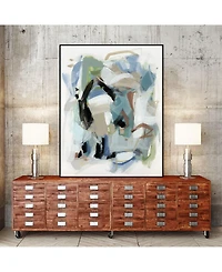 Giant Art 40" x 30" Fall Iii Art Block Framed Canvas