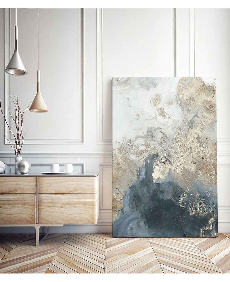 Giant Art 40" x 30" Ocean Splash Ii Version Museum Mounted Canvas Print