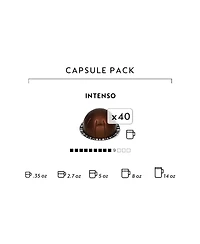 Nespresso VertuoLine Intenso, 40 Capsules