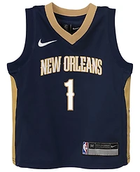 Nike Little Boys Zion Williamson New Orleans Pelicans Icon Replica Jersey