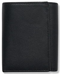 Perry Ellis Portfolio Men's Leather Park Avenue Trifold Wallet