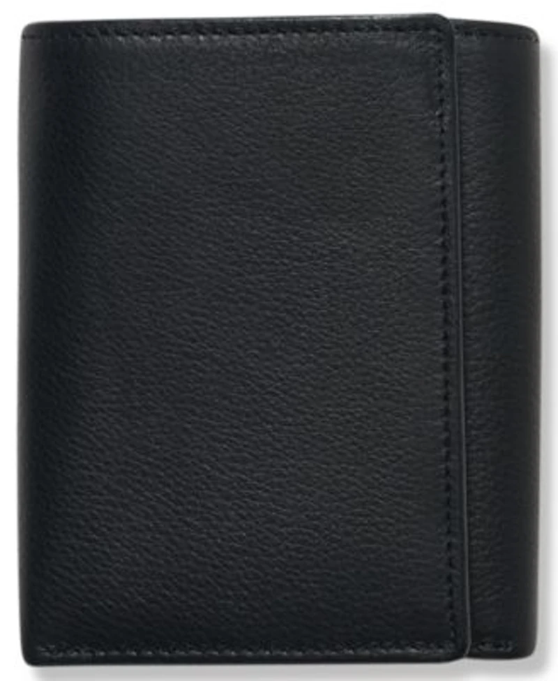 Perry Ellis Mens Leather Trifold Wallet Collection