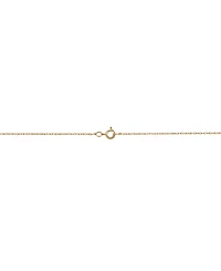 Diamond Accent Four Leaf Clover Pendant in 10K Yellow Gold